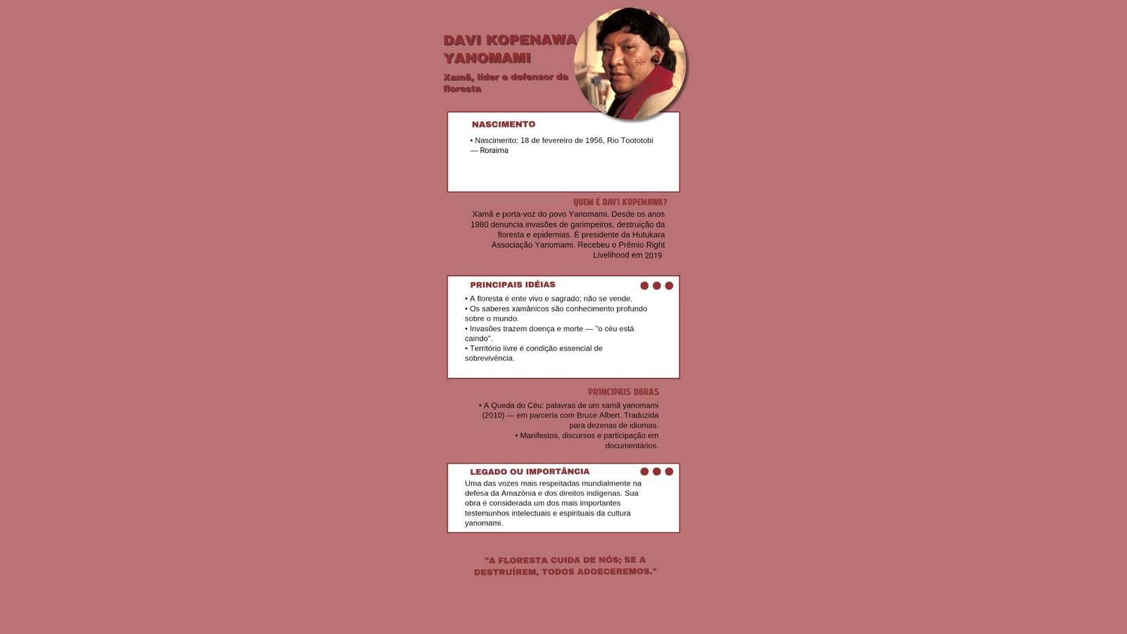 Davi Kopenawa Yanomami