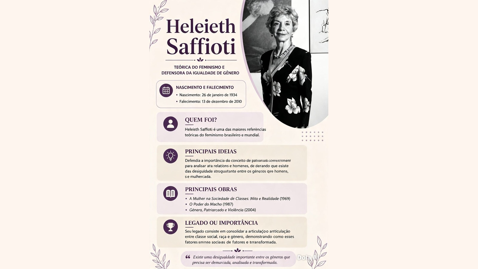 Heleieth Iara Bongiovani Saffioti